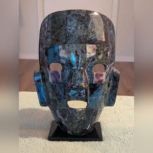 Mexican Aztec Mask Sculpture